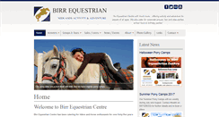 Desktop Screenshot of birrequestrian.ie